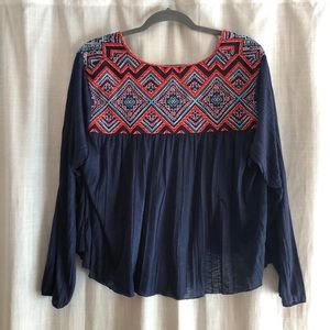 Embroidered cardigan